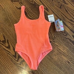 NWT Limeapple Crinkle Bathing Suit - Size 10